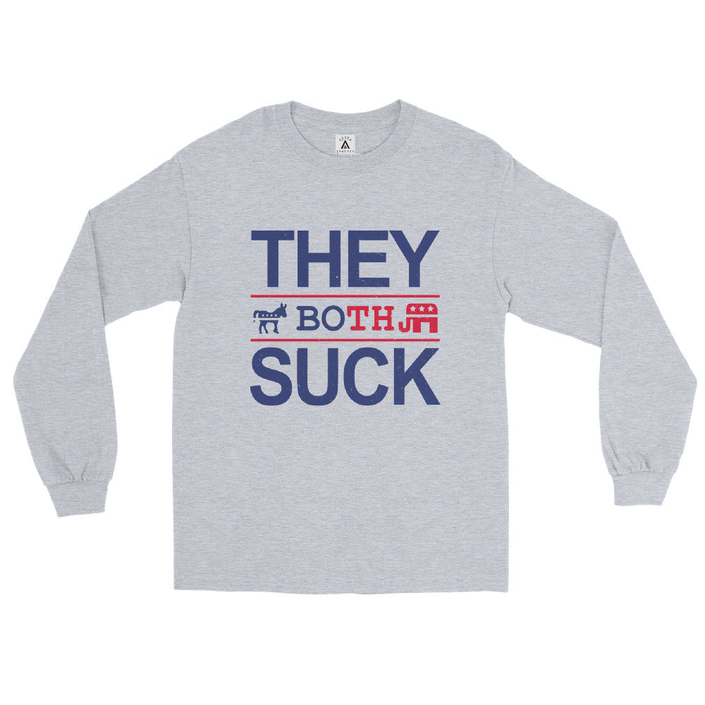 They Both Suck Men’s Long Sleeve Shirt