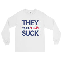 Load image into Gallery viewer, They Both Suck Men’s Long Sleeve Shirt
