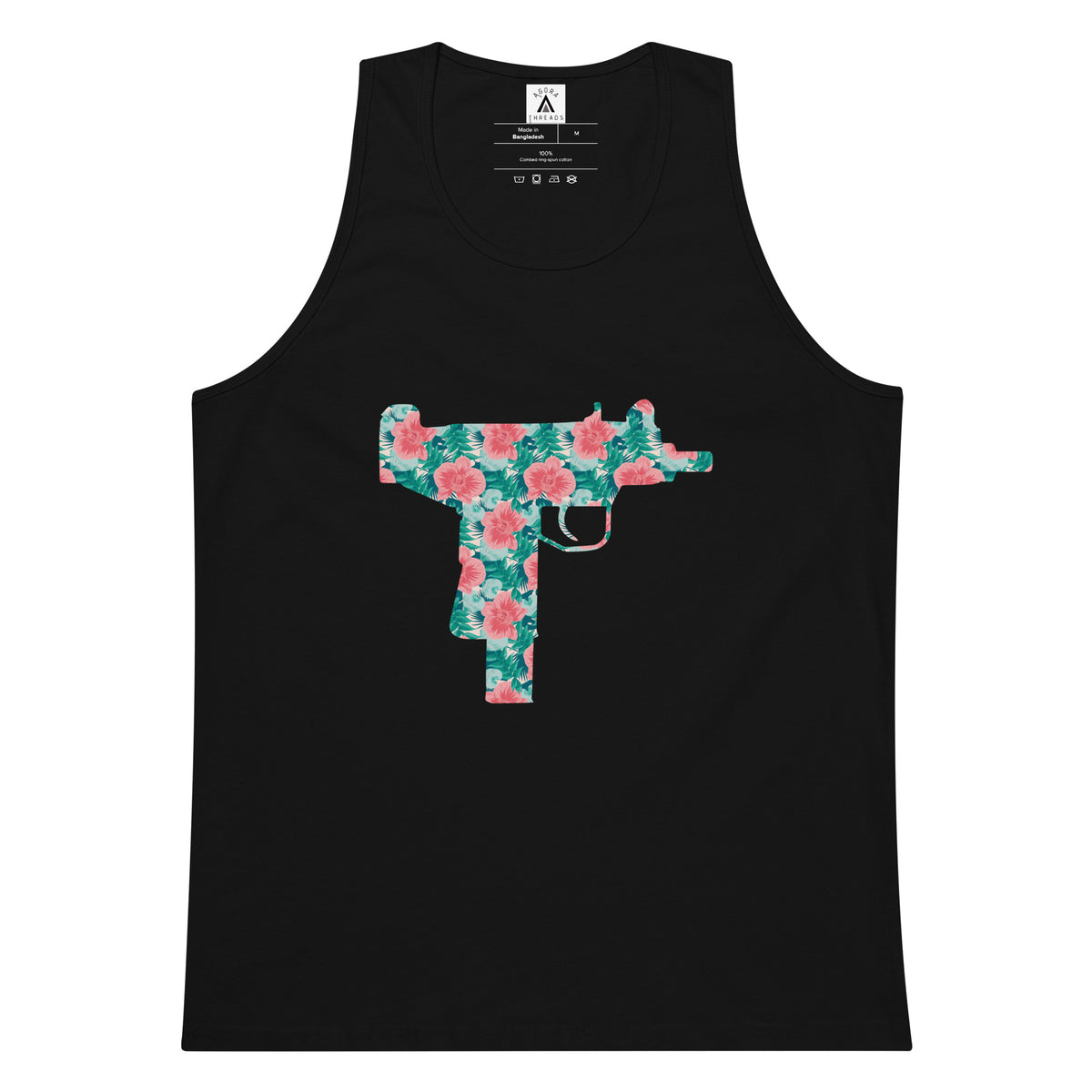 Floral Uzi Tank Top