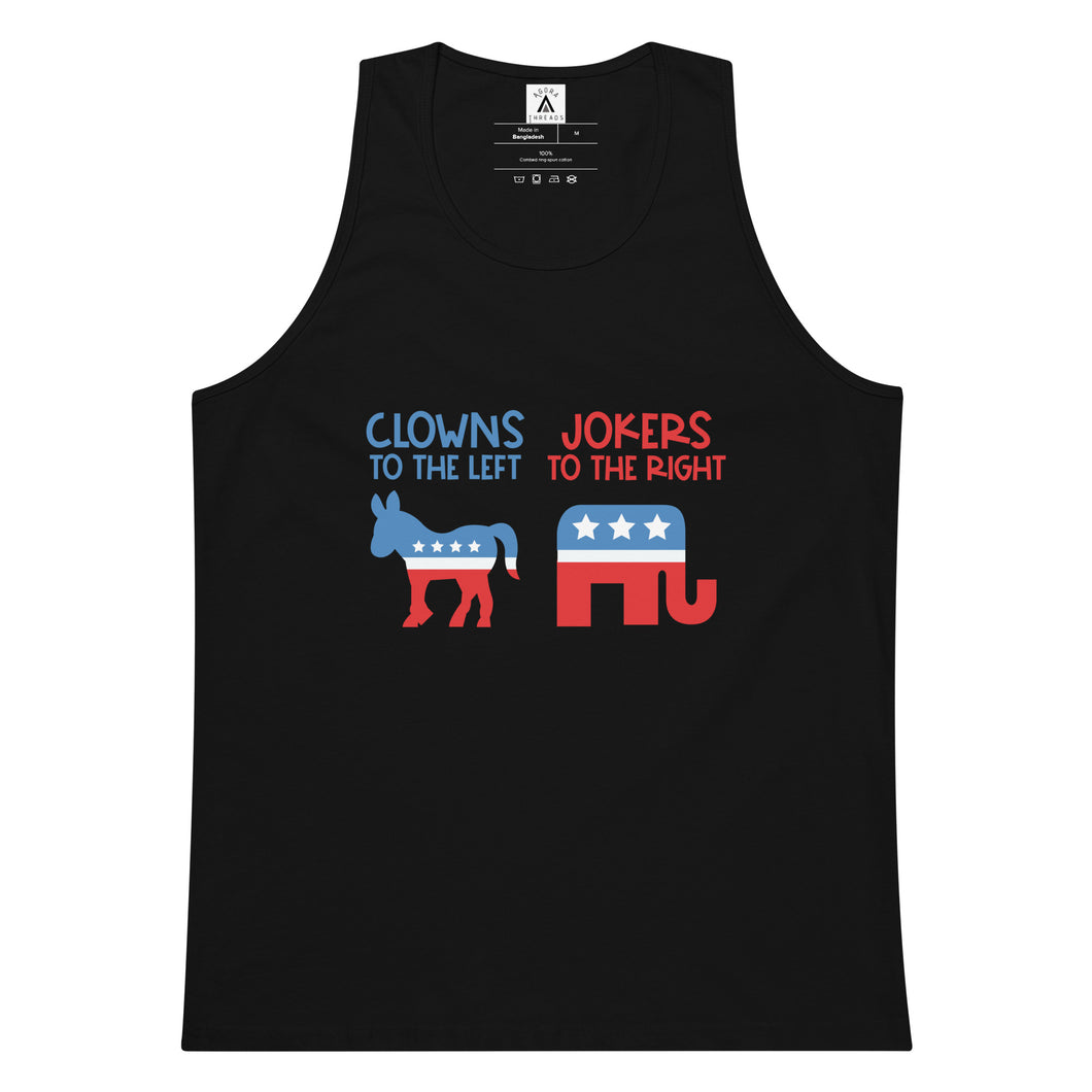 Clowns To The Left, Jokers To The Right Tank Top