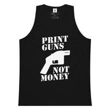 Load image into Gallery viewer, Print Guns, Not Money Tank Top
