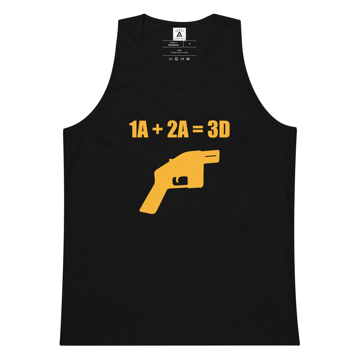 1A + 2A = 3D Tank Top