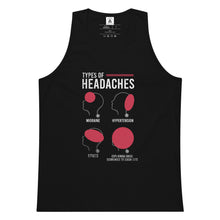 Load image into Gallery viewer, Types of Headaches Tank Top
