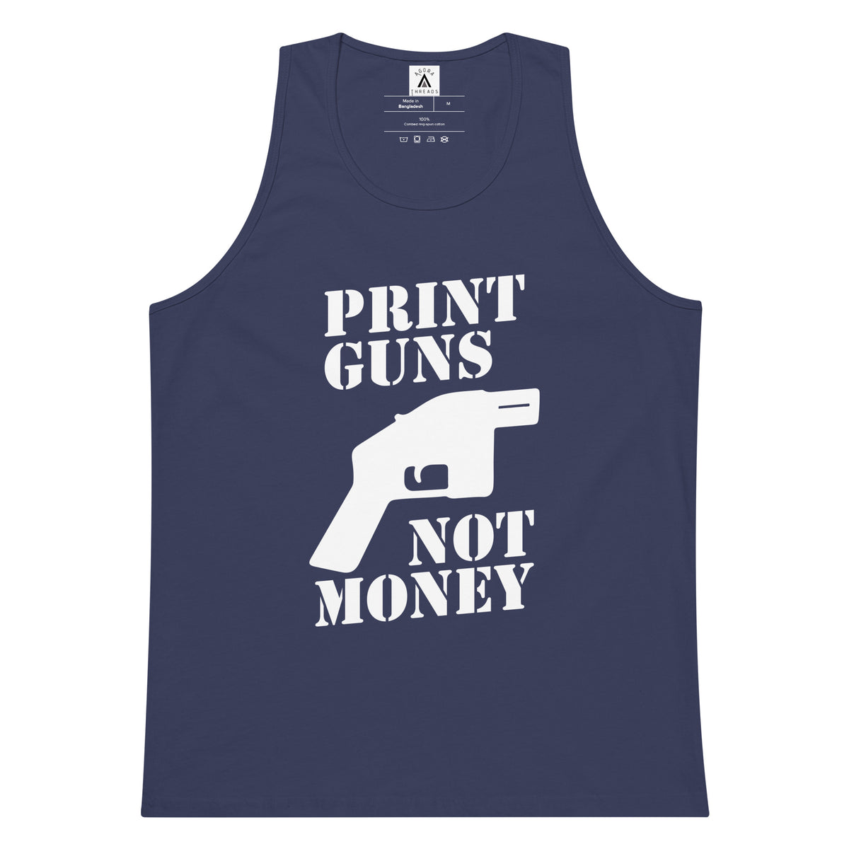 Print Guns, Not Money Tank Top