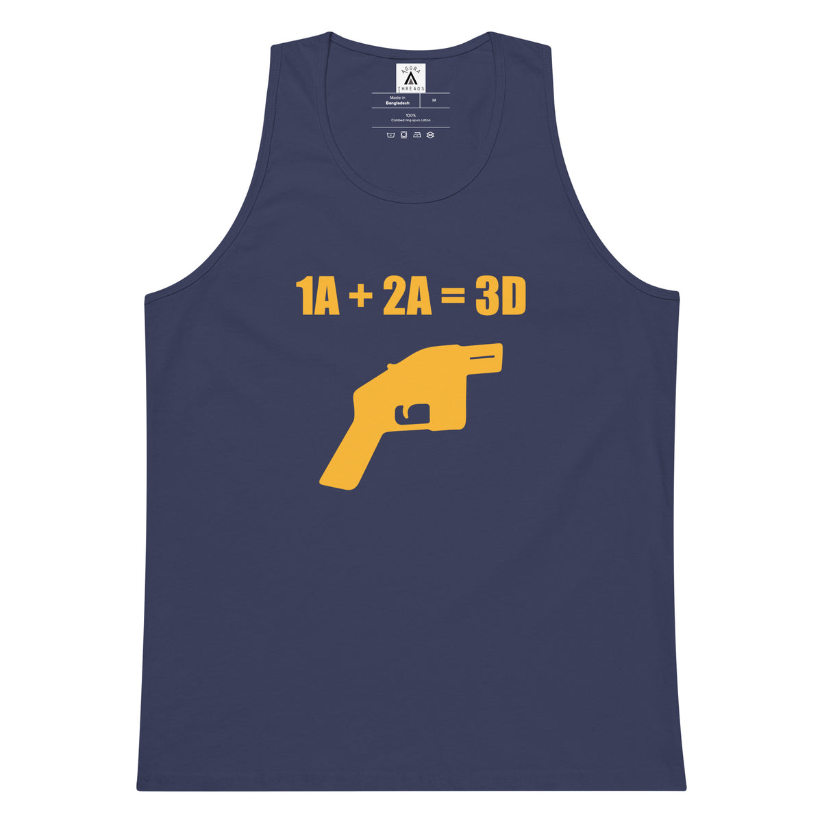 1A + 2A = 3D Tank Top