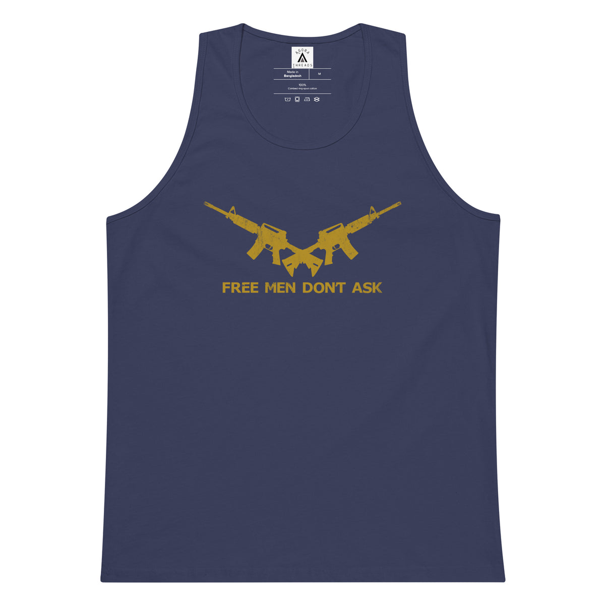 Free Men Dont Ask Tank Top