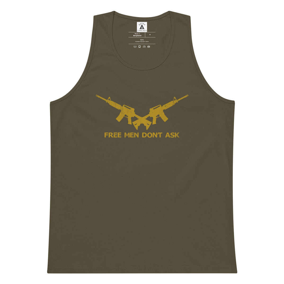 Free Men Dont Ask Tank Top
