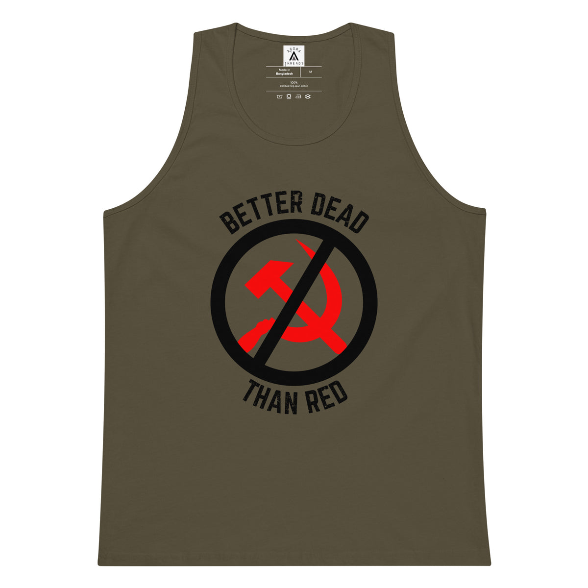 Better Dead Than Red Tank Top