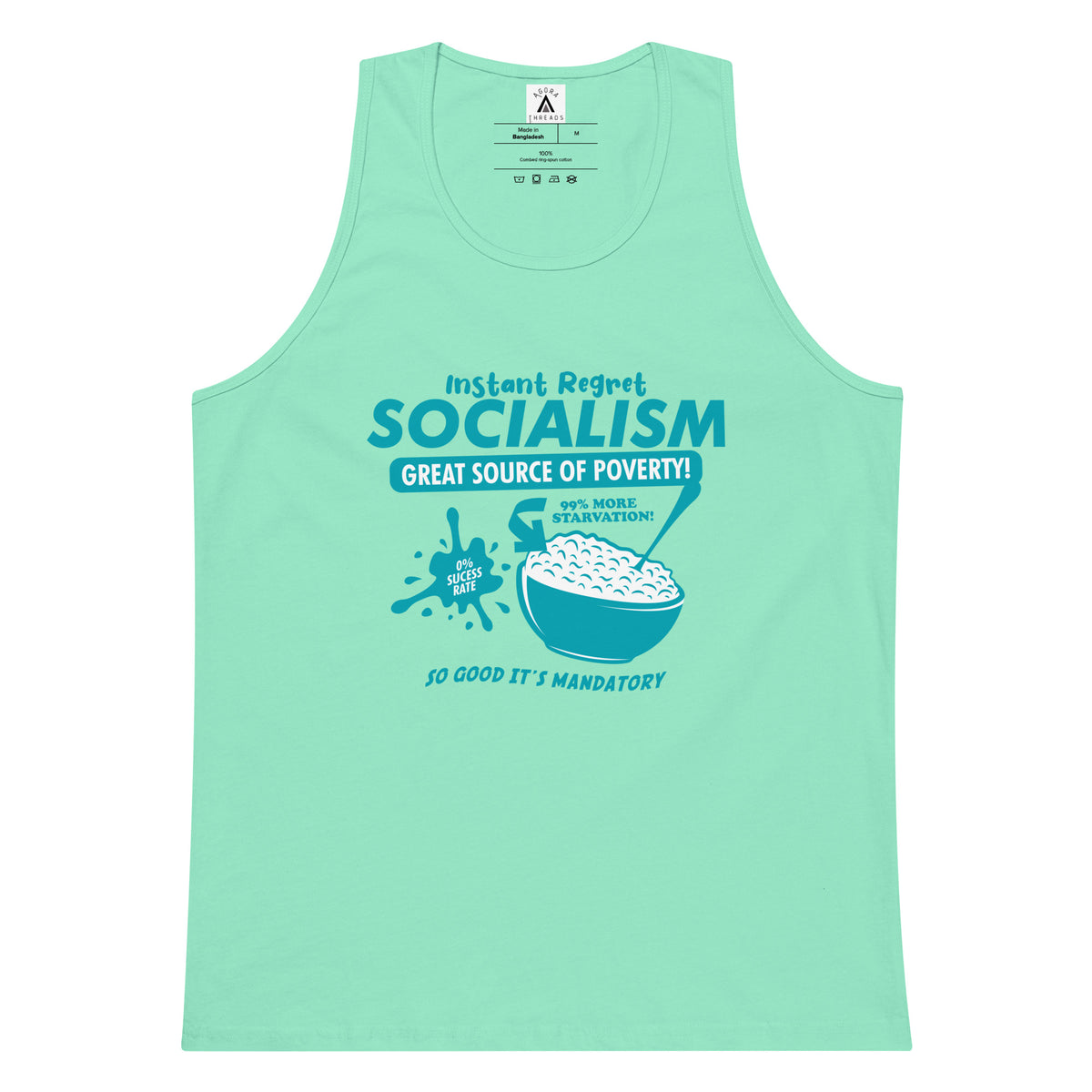 Socialist Cereal Box Tank Top