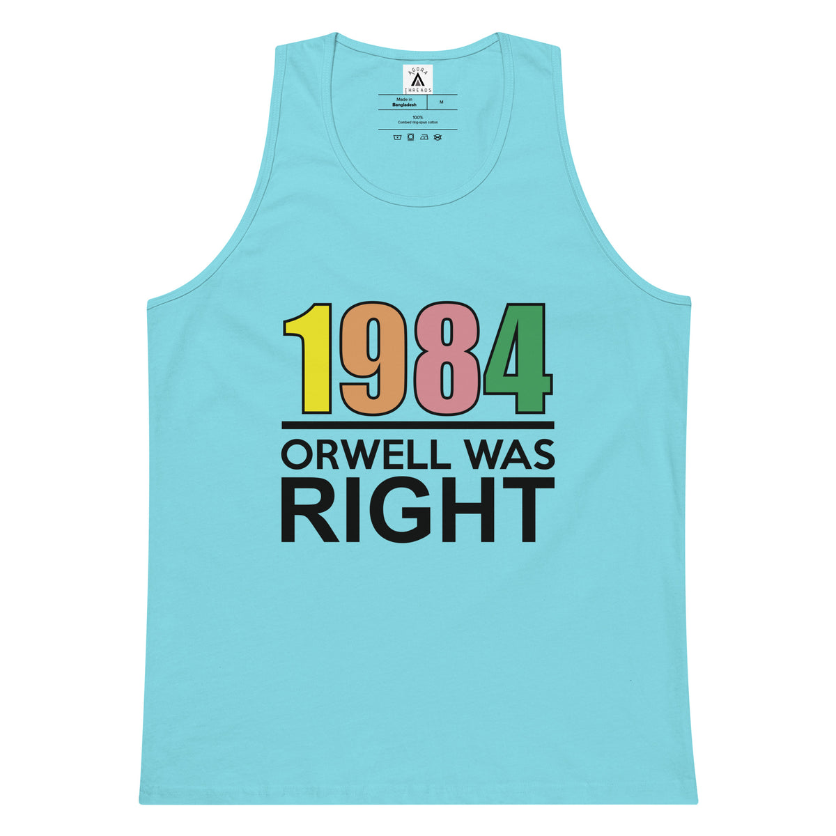 Orwell Was Right 80s Retro Tank Top