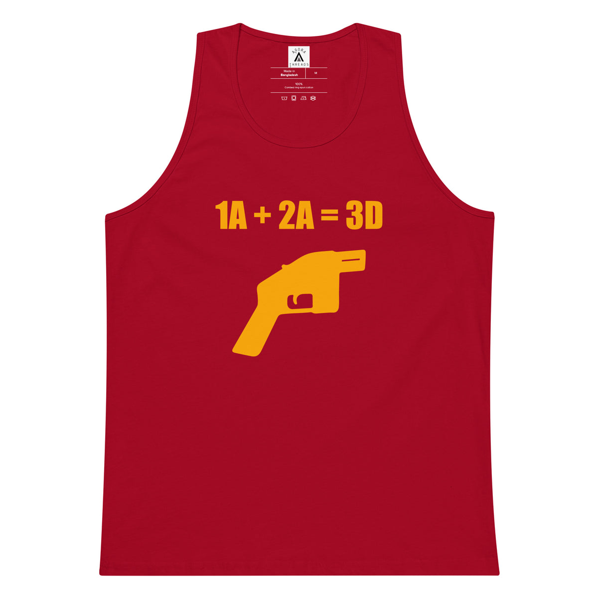 1A + 2A = 3D Tank Top