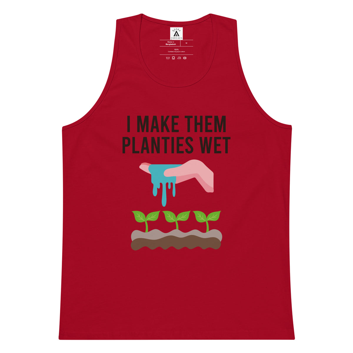 I Make Them Planties Wet Tank Top