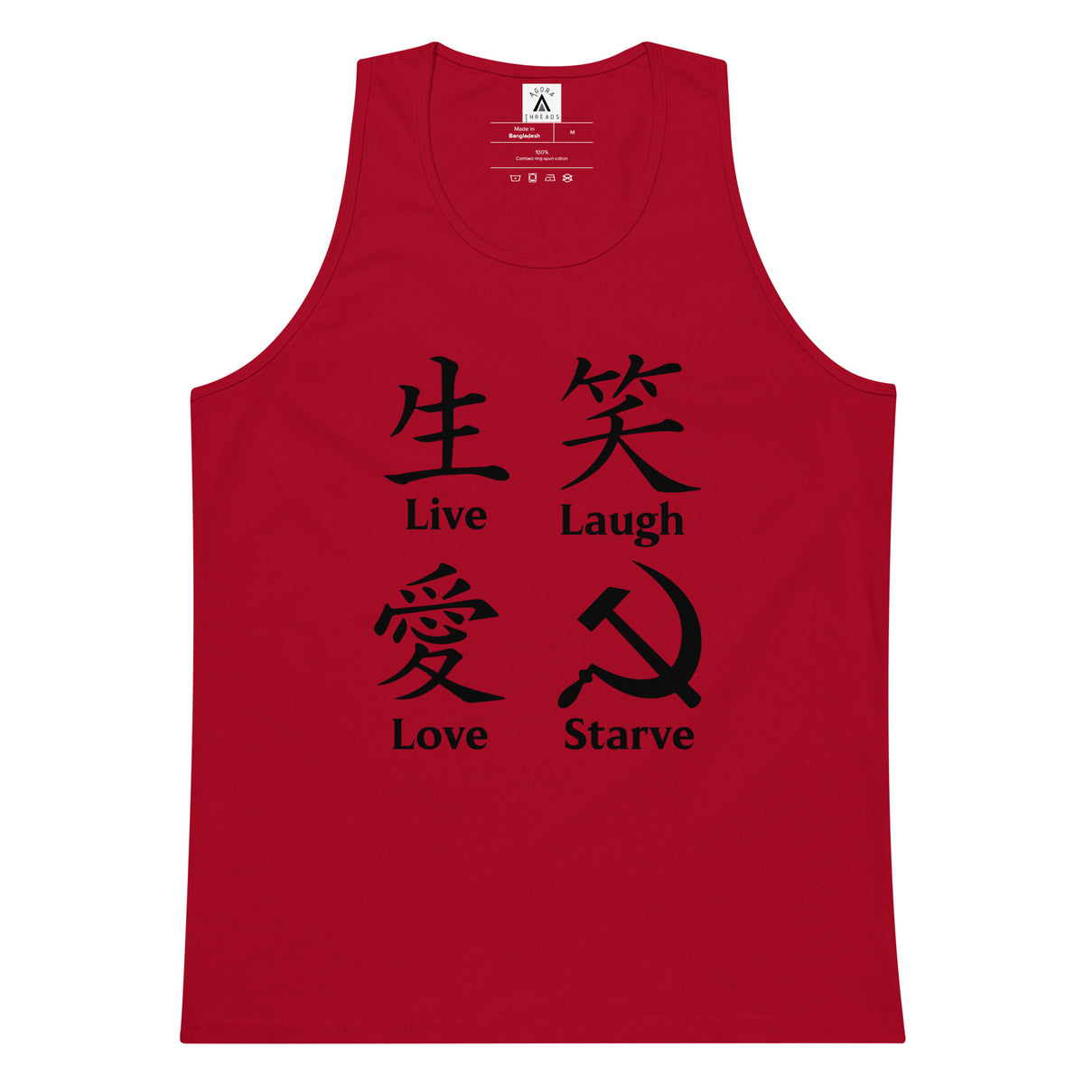 Live Laugh Love Starve Tank Top