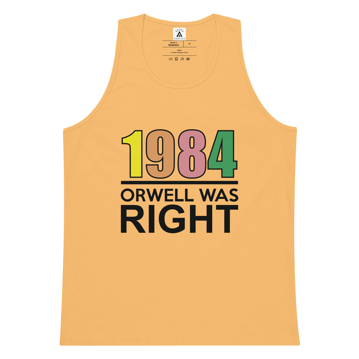 Orwell Was Right 80s Retro Tank Top