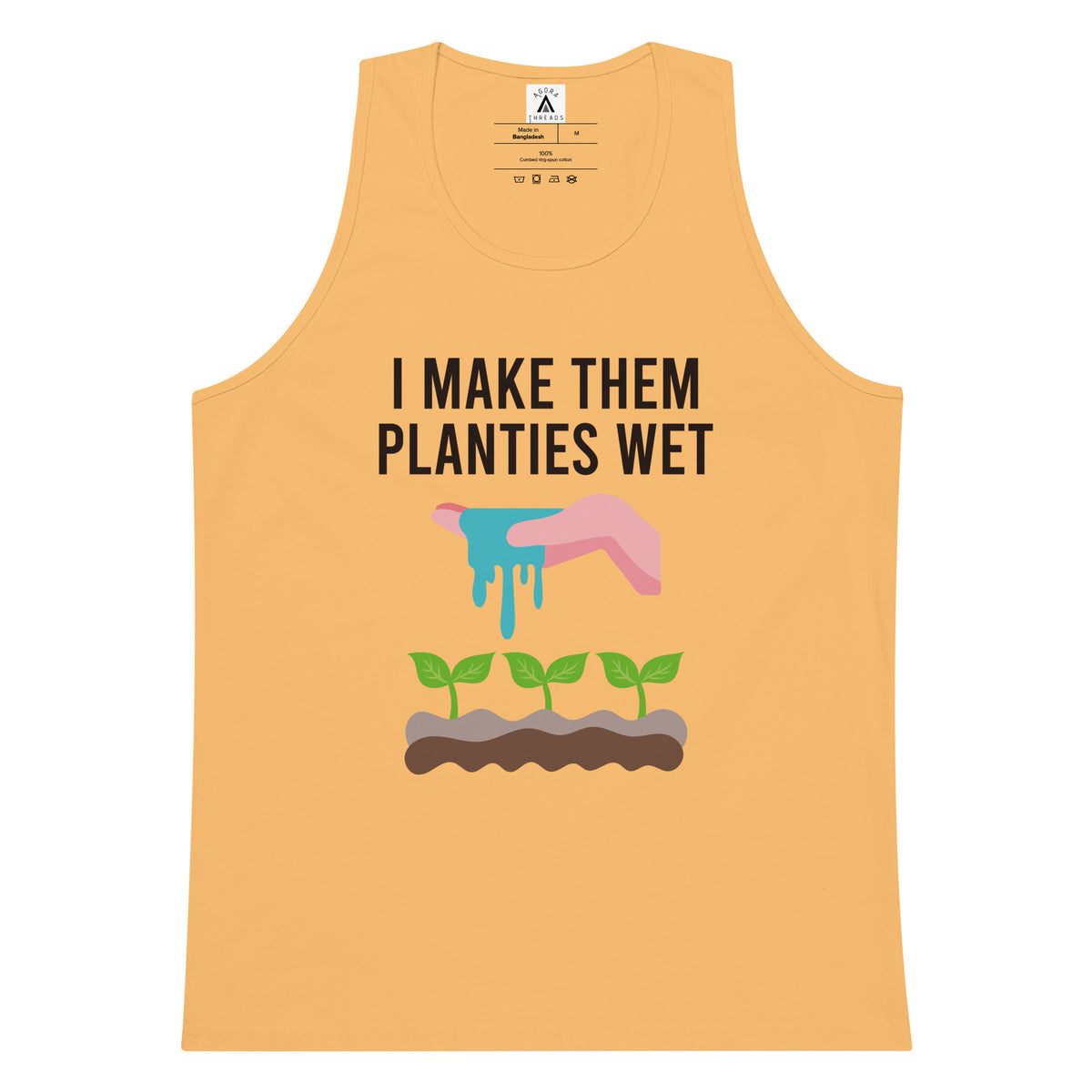 I Make Them Planties Wet Tank Top