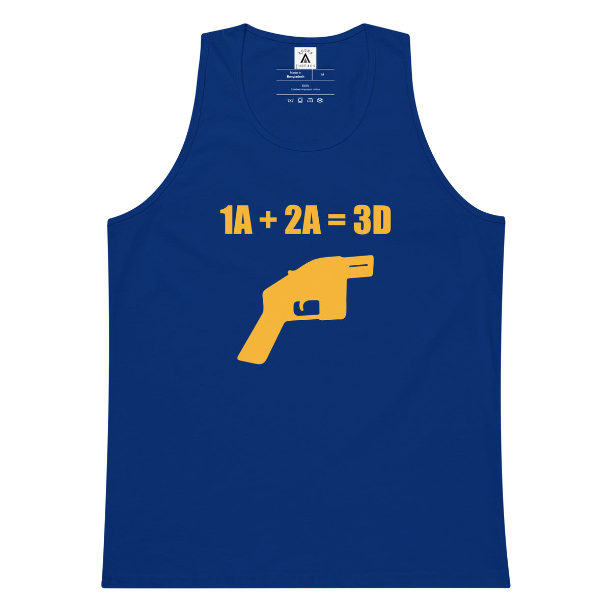 1A + 2A = 3D Tank Top