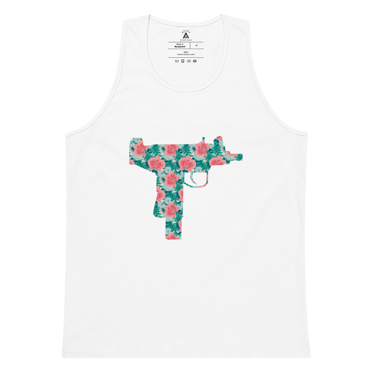 Floral Uzi Tank Top
