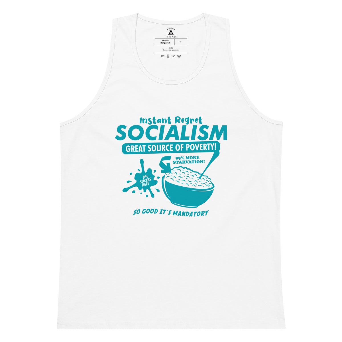 Socialist Cereal Box Tank Top