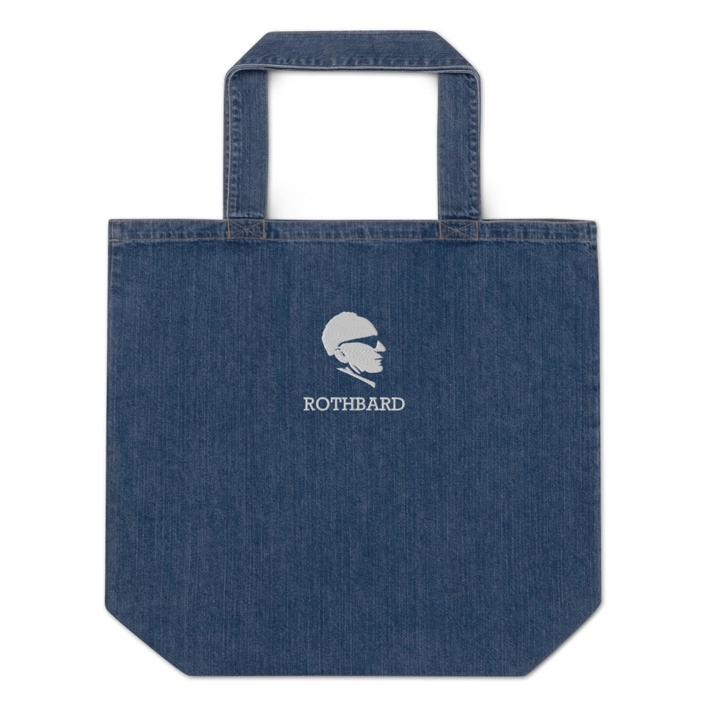 Rothbard Embroidered Organic Denim Tote