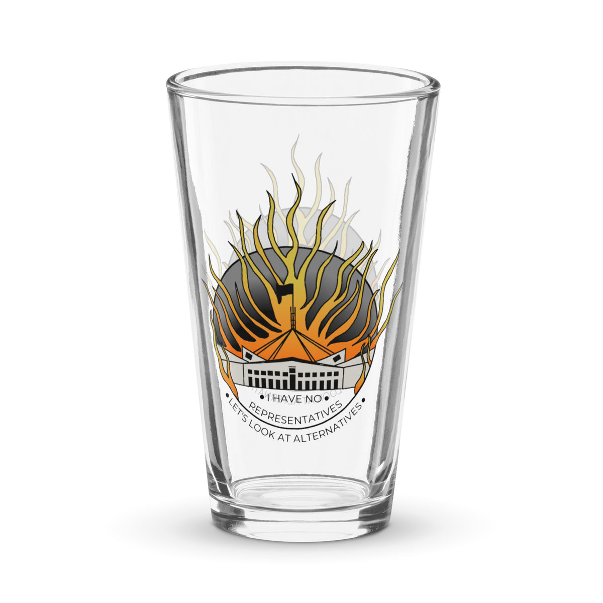 No Representatives Pint Glass