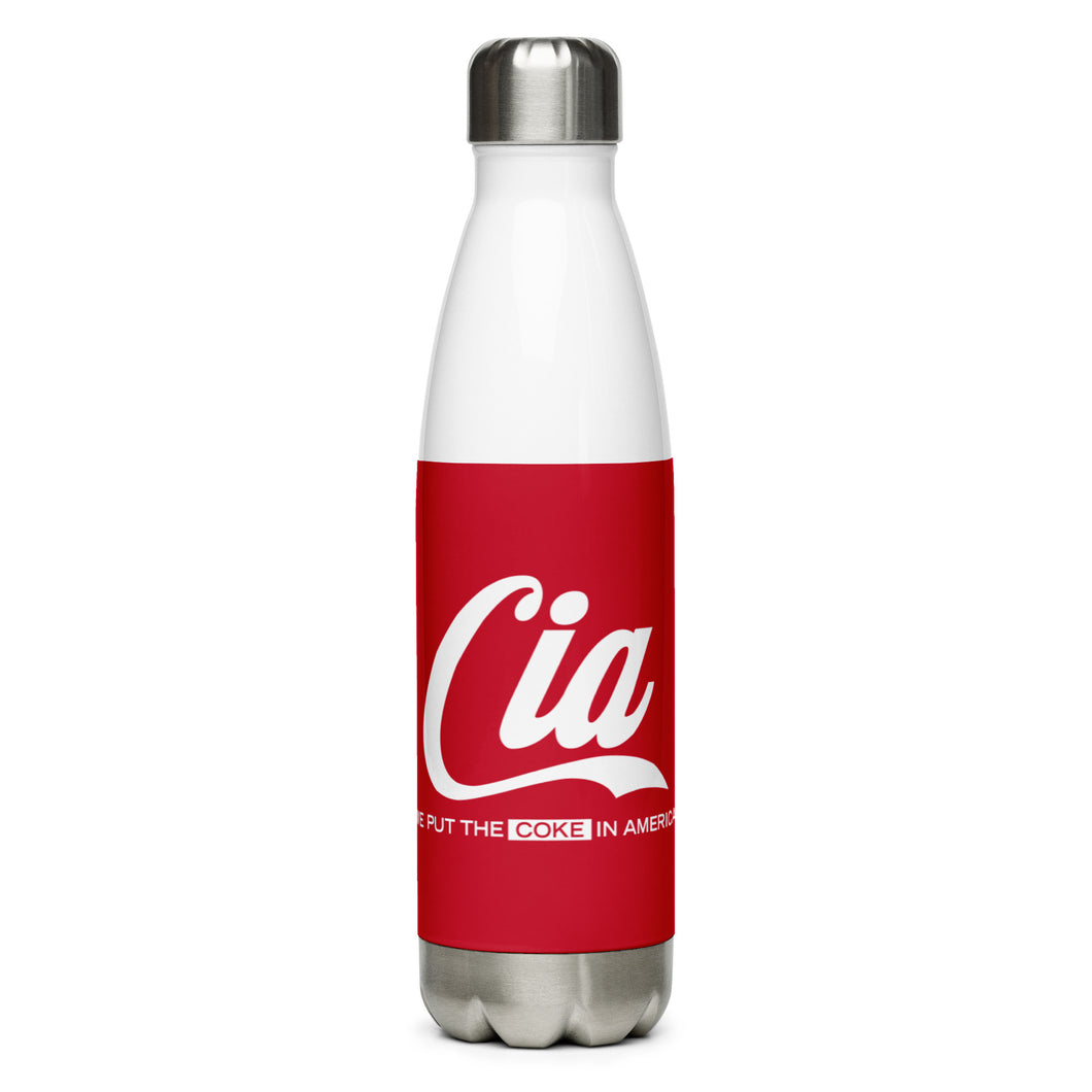 CIA We Put The Coke In America Stainless Steel Water Bottle