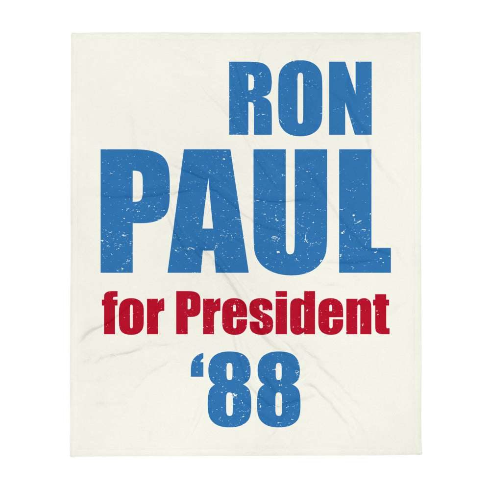 Ron Paul '88 Throw Blanket