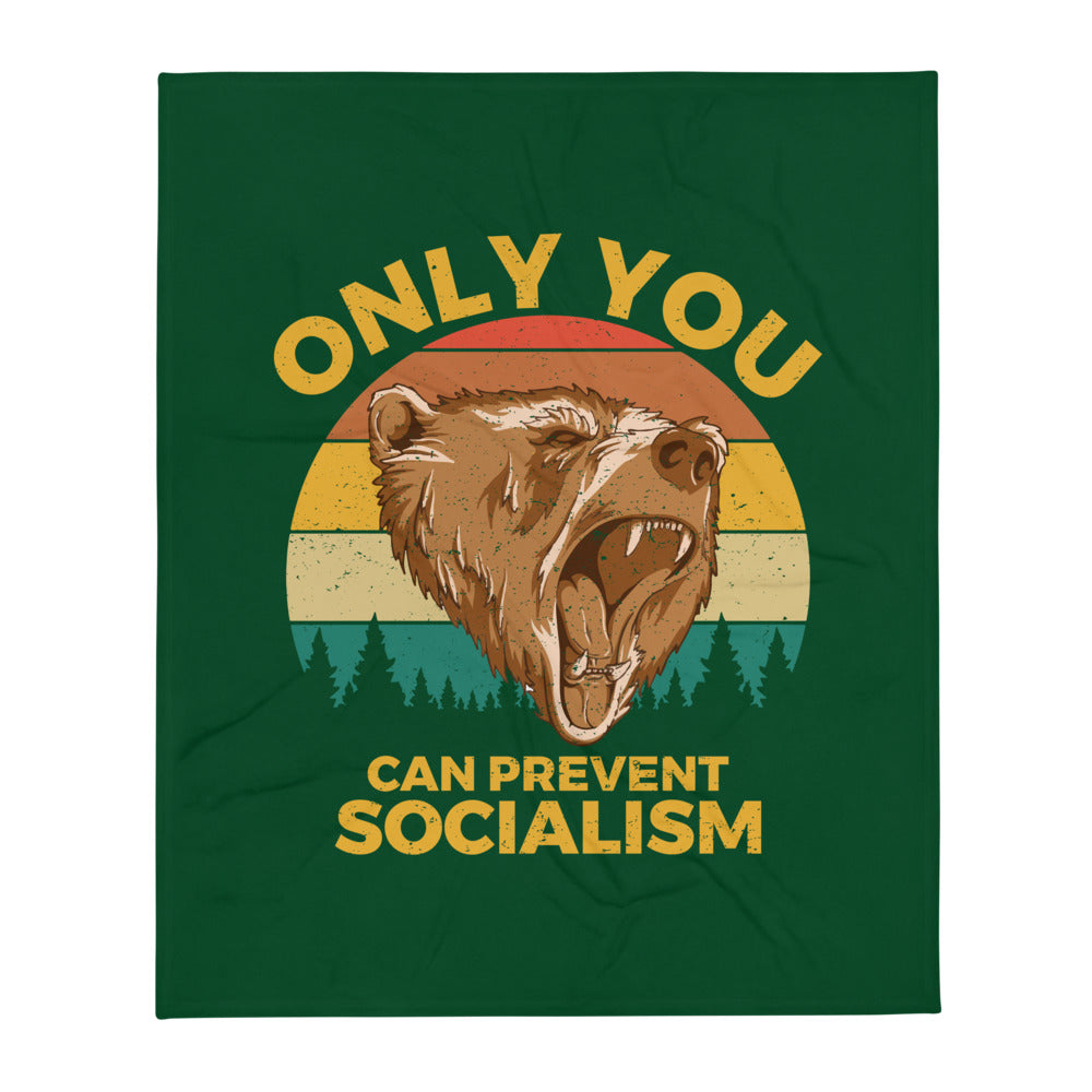 Only You Can Prevent Socialism Throw Blanket