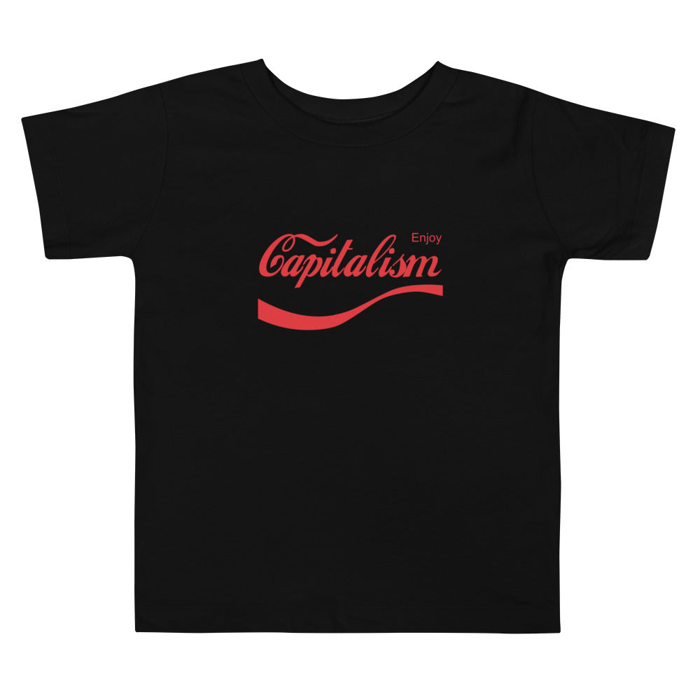 Enjoy Capitalism Toddler Short Sleeve Tee