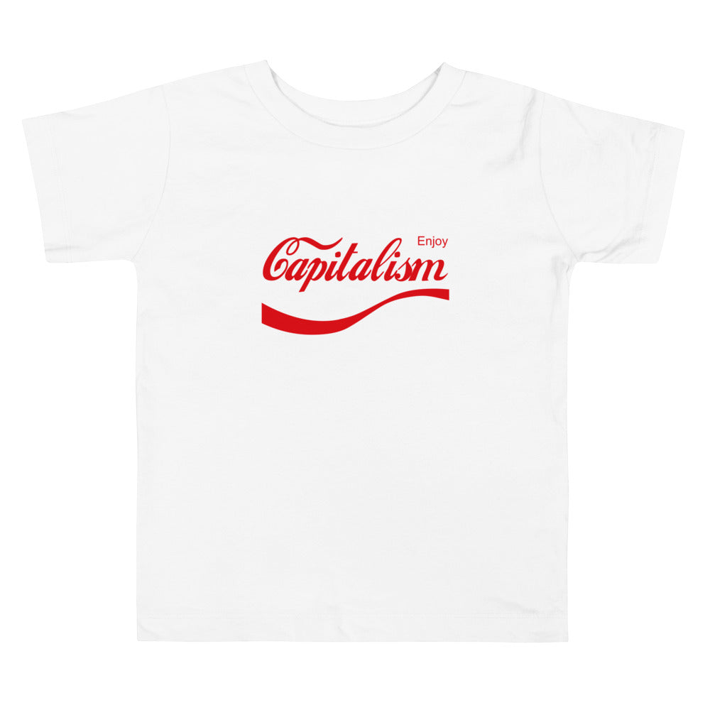Enjoy Capitalism Toddler Short Sleeve Tee