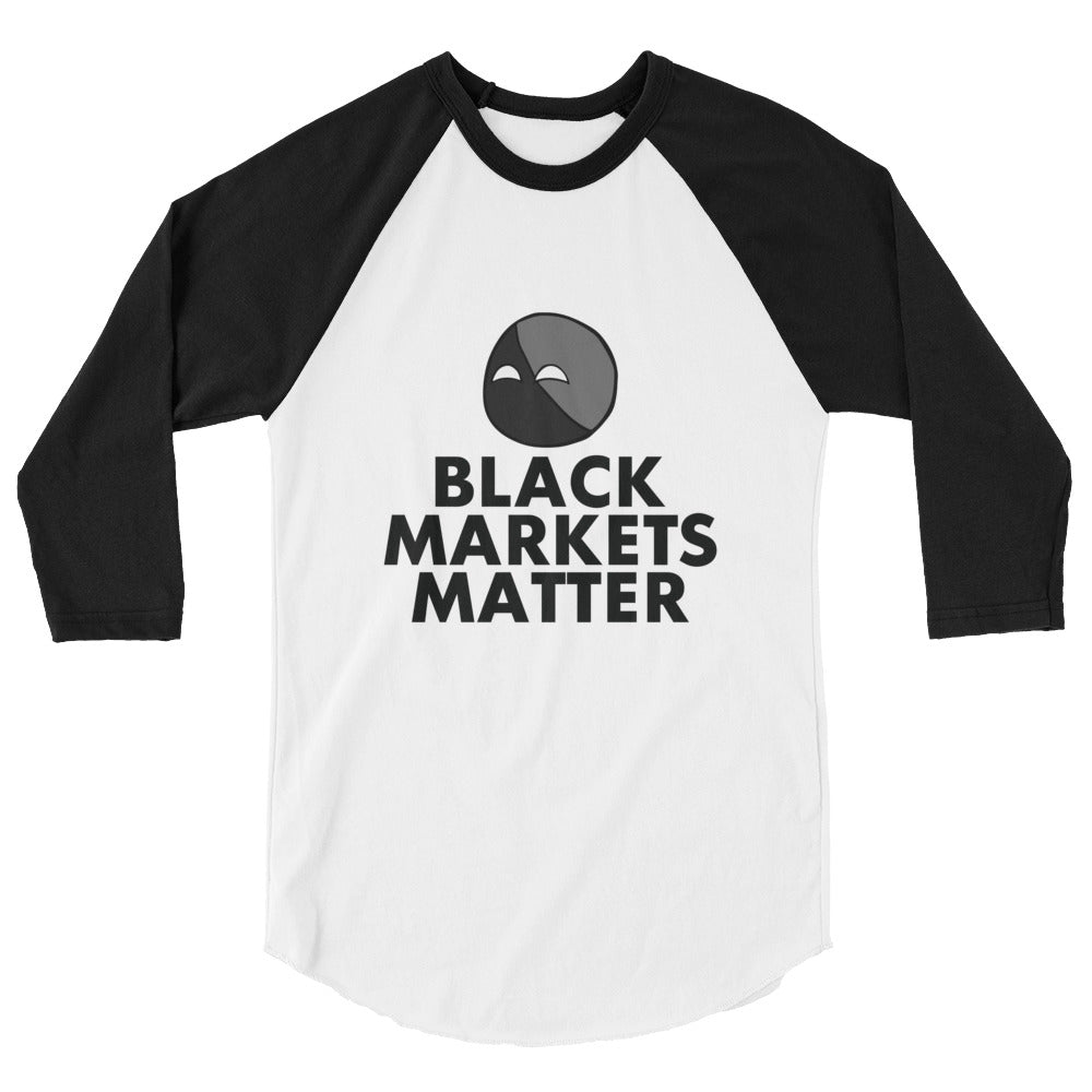 Black Markets Matter 3/4 Sleeve Shirt