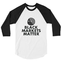 Load image into Gallery viewer, Black Markets Matter 3/4 Sleeve Shirt
