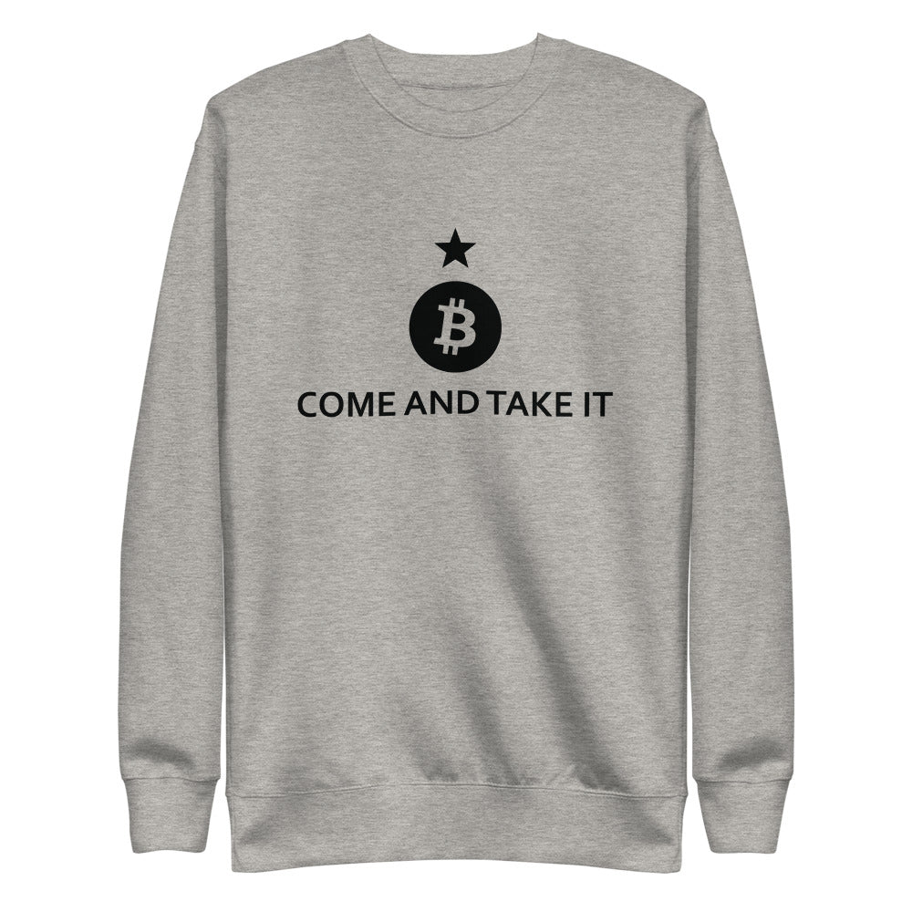 Come & Take It Bitcoin Fleece Pullover