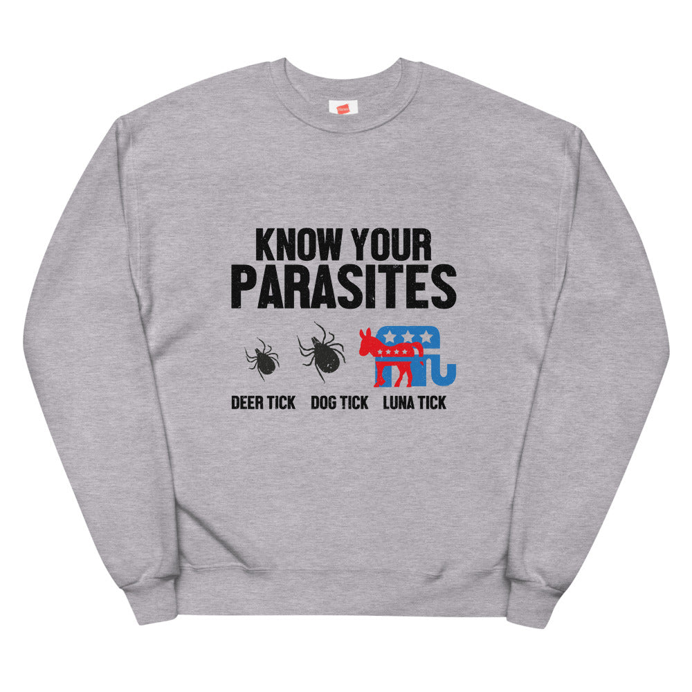 Know Your Parasites Fleece Sweatshirt