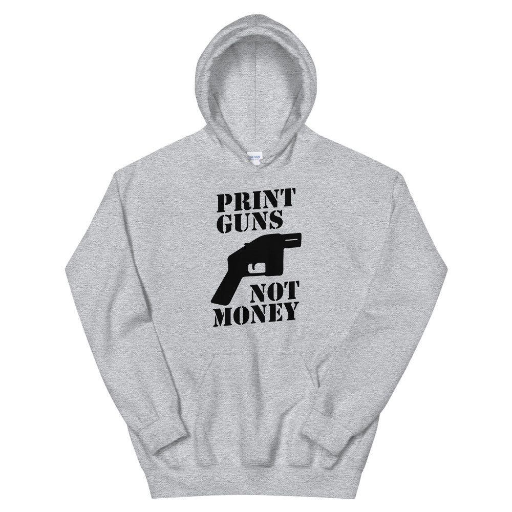 Print Guns, Not Money (black)
