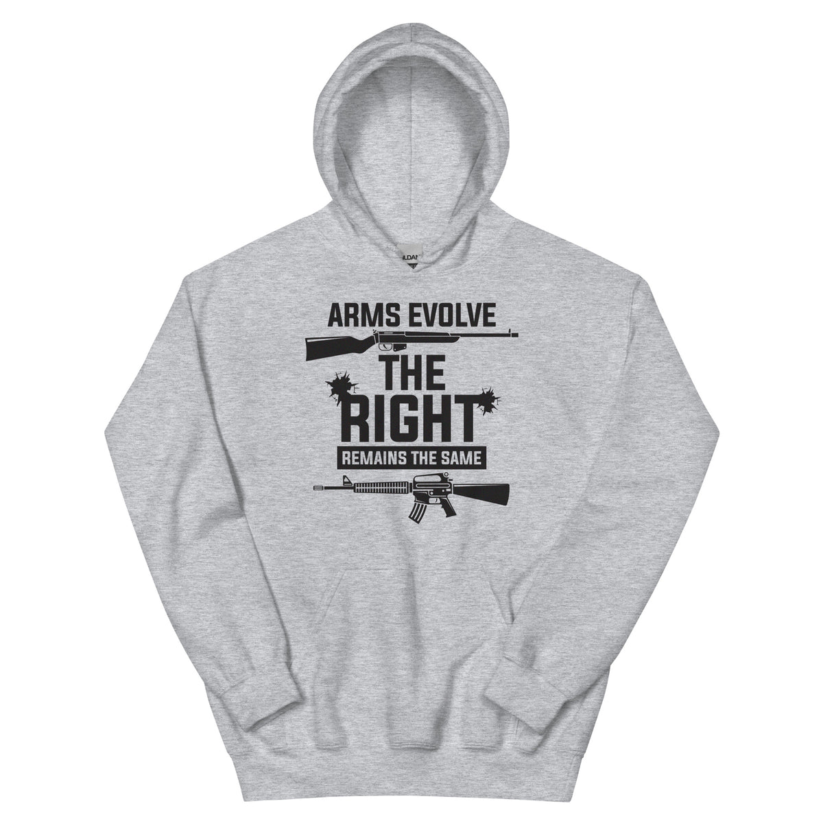 Arms Evolve The Right Remains The Same Hoodie