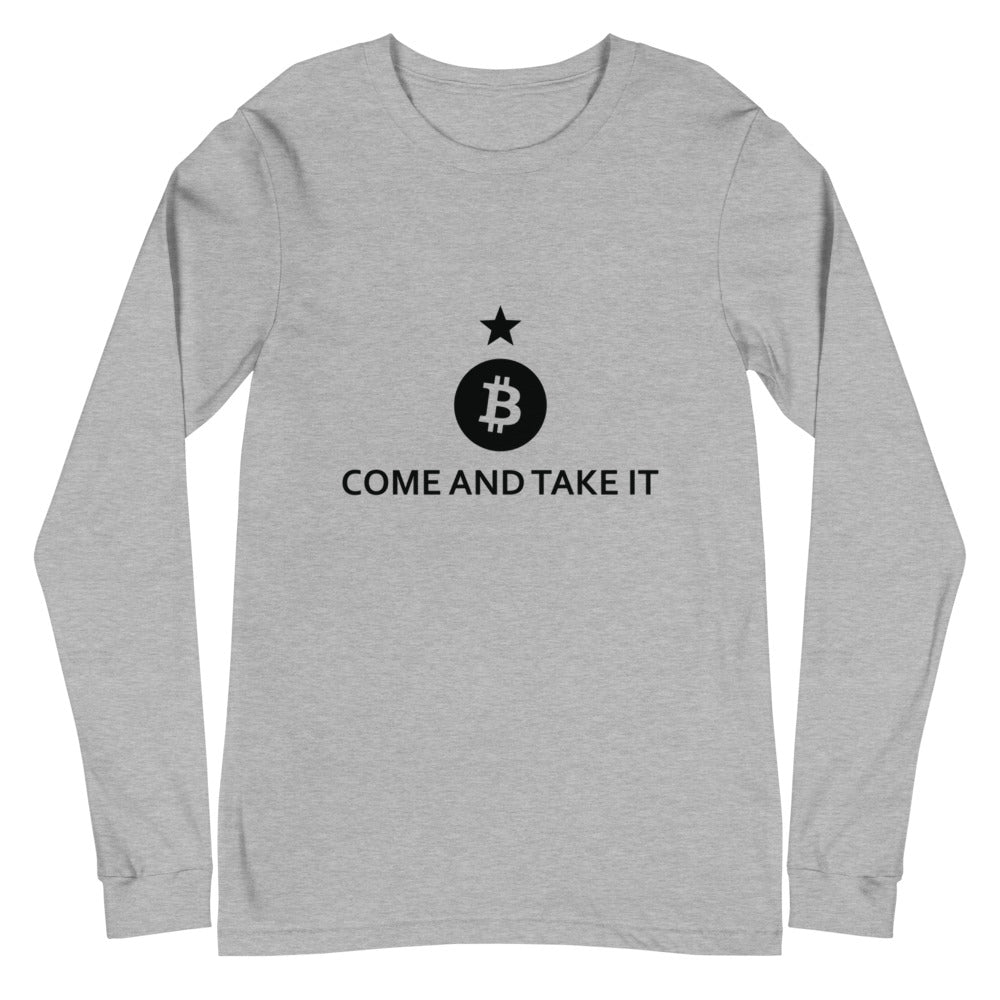 Come & Take It Bitcoin Long Sleeve Tee