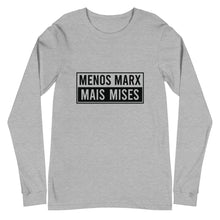 Load image into Gallery viewer, Menos Marx, Mais Mises Long Sleeve Tee

