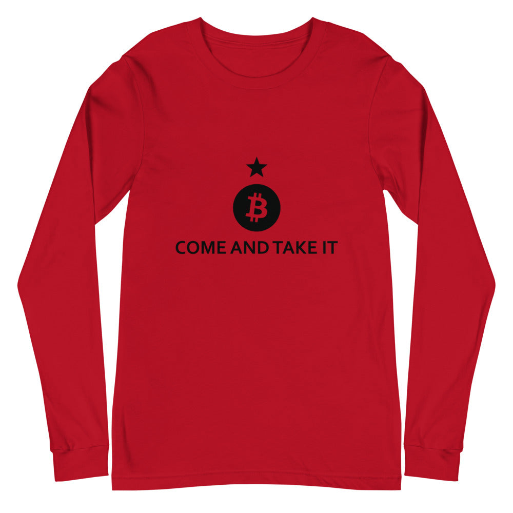 Come & Take It Bitcoin Long Sleeve Tee