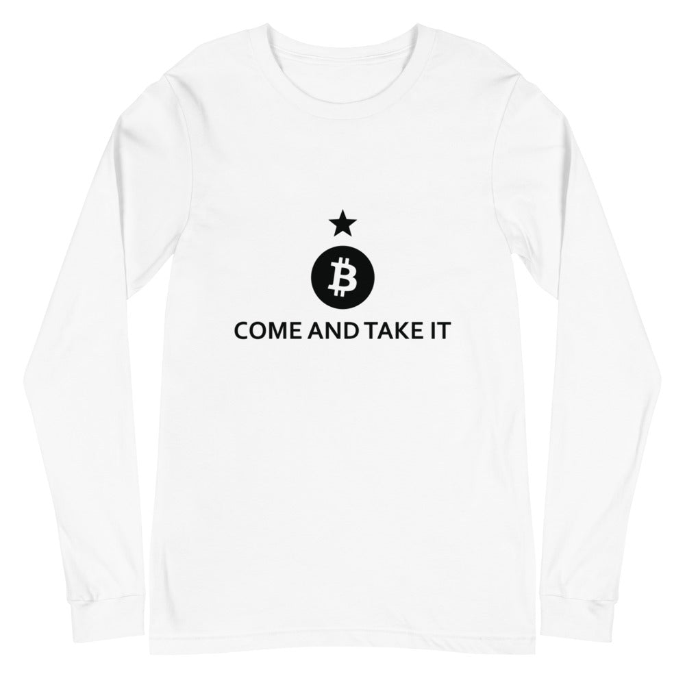 Come & Take It Bitcoin Long Sleeve Tee