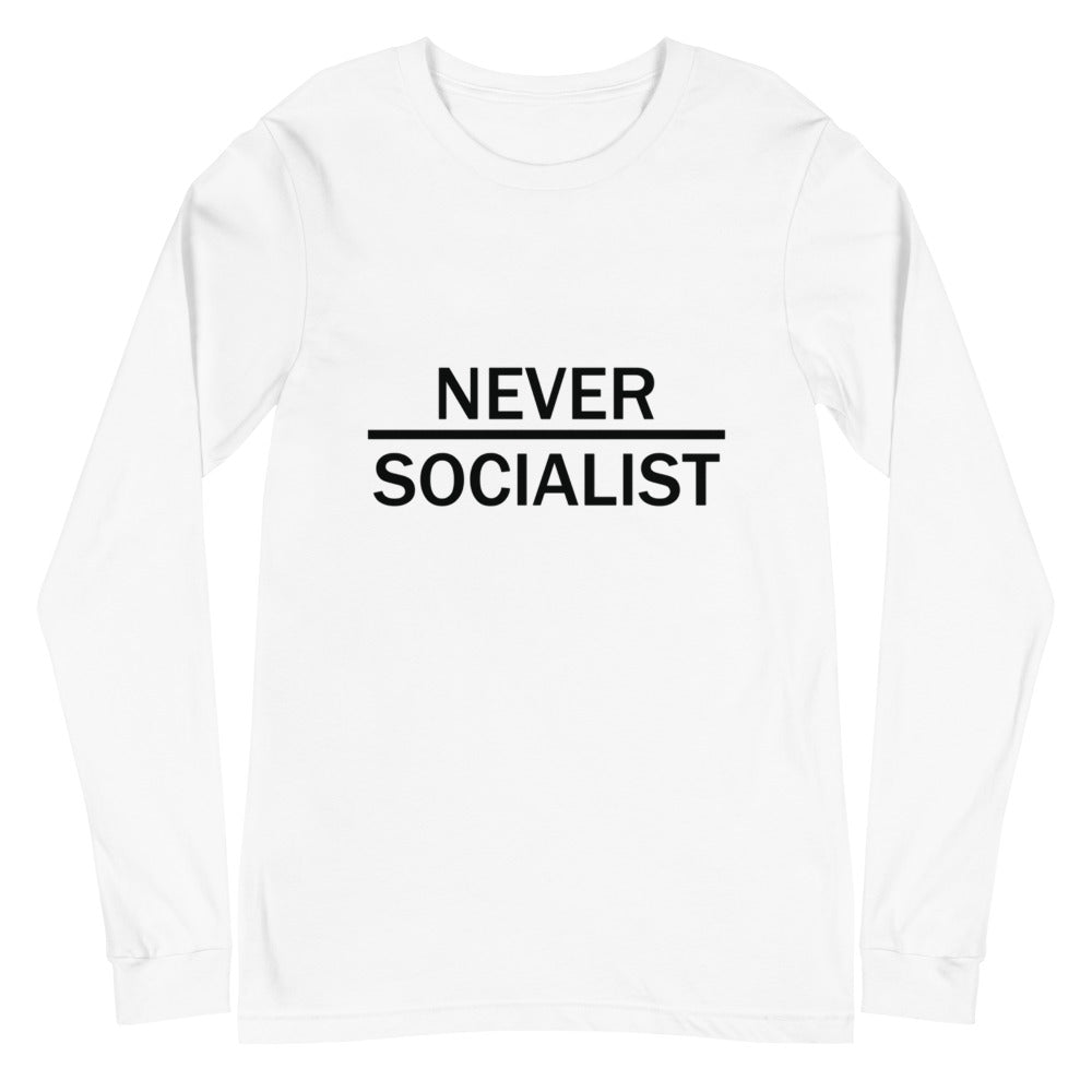 Never Socialist Long Sleeve Tee