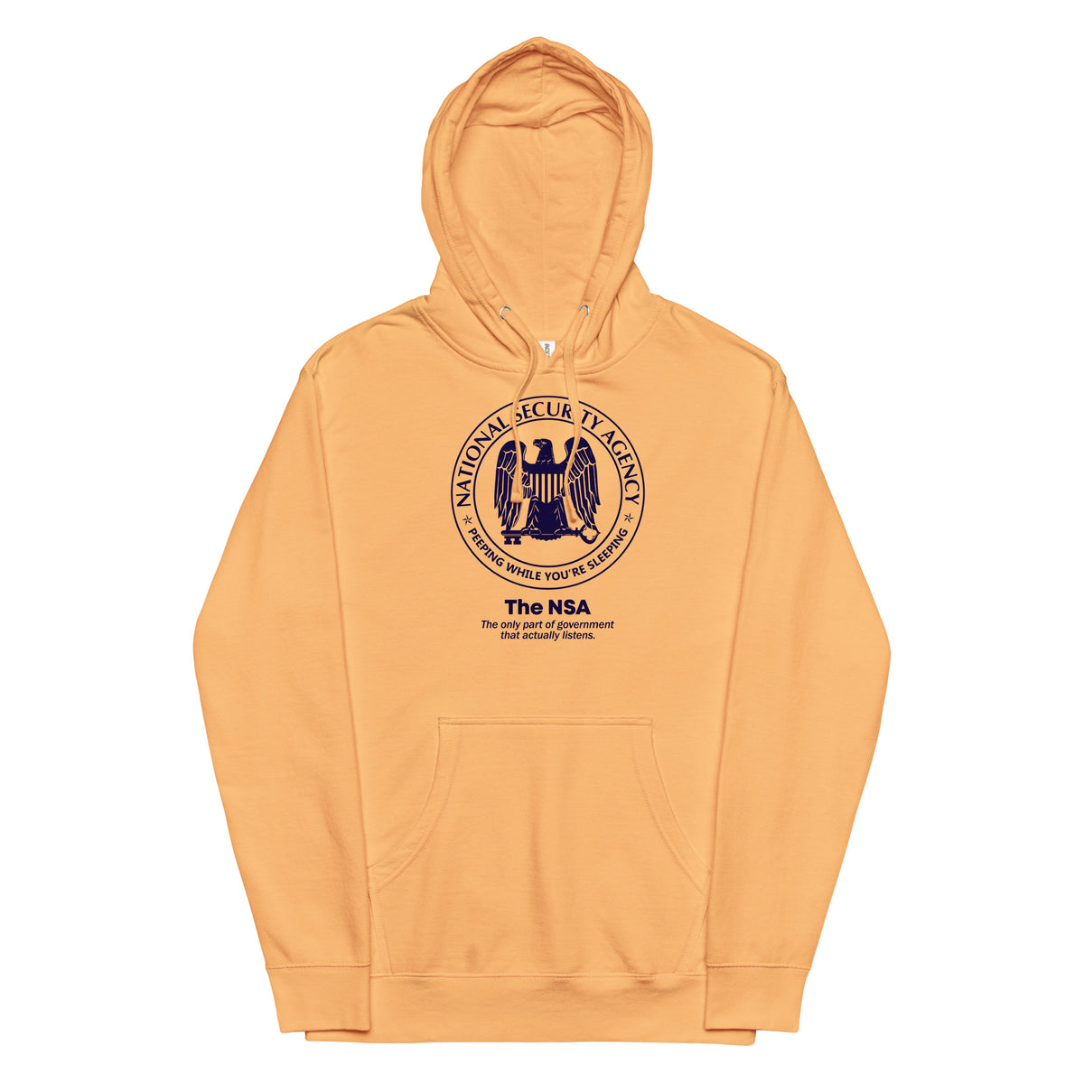 NSA The Only Agency That Listens Midweight Hoodie
