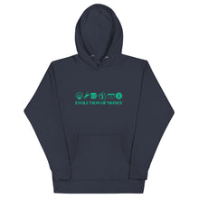 Load image into Gallery viewer, Evolution of Money Hoodie
