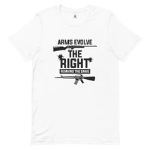 Load image into Gallery viewer, Arms Evolve The Right Remains The Same Tee
