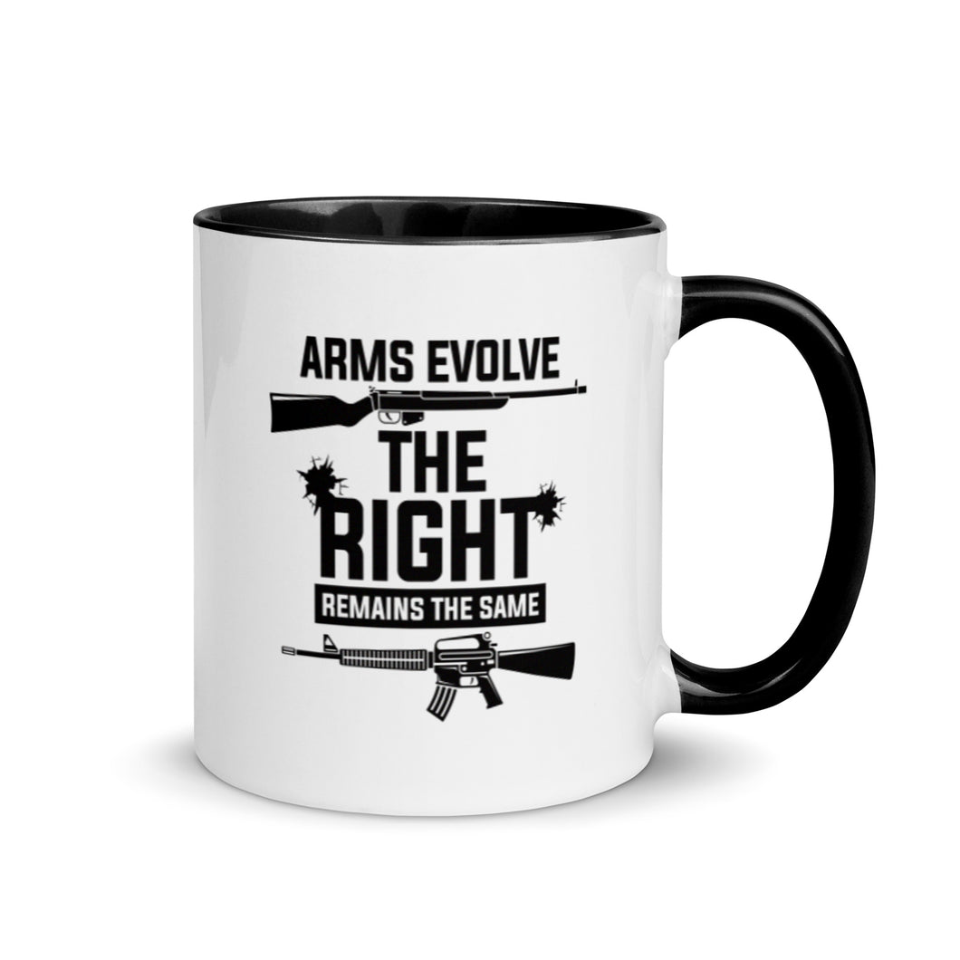 Arms Evolve, the Right Remains The Same Premium Coffee Mug