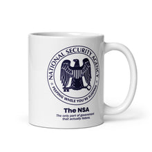 Load image into Gallery viewer, NSA The Only Agency That Listens Coffee Mug
