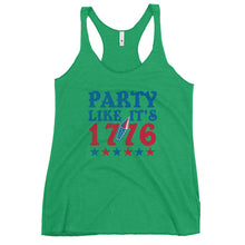 Load image into Gallery viewer, Party Like It&#39;s 1776 Women&#39;s Racerback Tank Top
