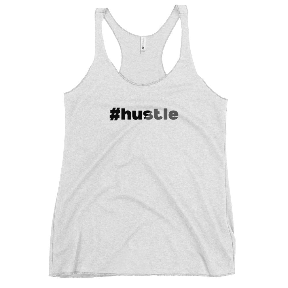 #hustle Women's Racerback Tank Top