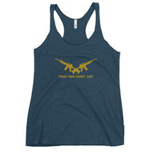 Load image into Gallery viewer, Free Men Don&#39;t Ask Women&#39;s Racerback Tank
