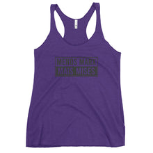 Load image into Gallery viewer, Menos Marx, Mais Mises Women&#39;s Racerback Tank Top
