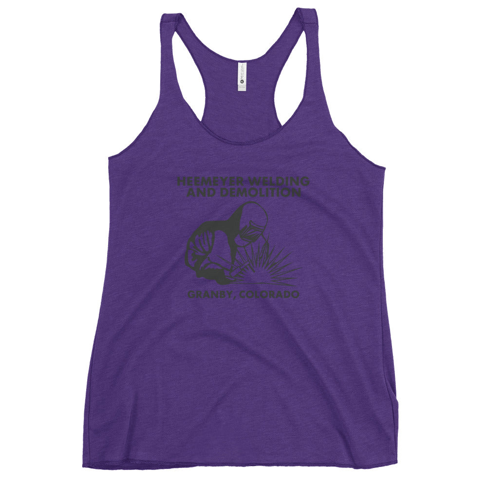 Heemeyer Welding & Demolition Women's Racerback Tank Top